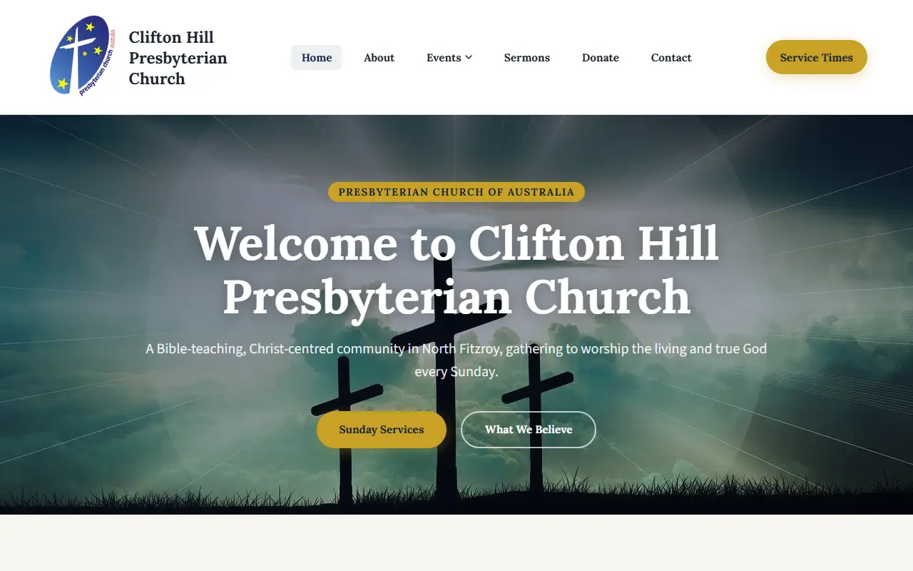 Clifton Hill Presbyterian Church website
